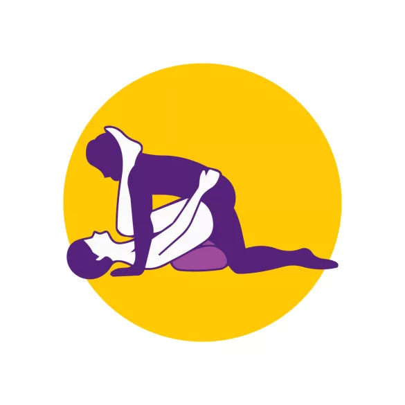 Desirel Magic Pillow - herzförmiges Sexkissen (rot)