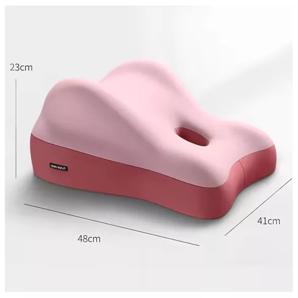 Magisches Kissen - Memoryschaum Kissen mit Dildohalterung (rosa)