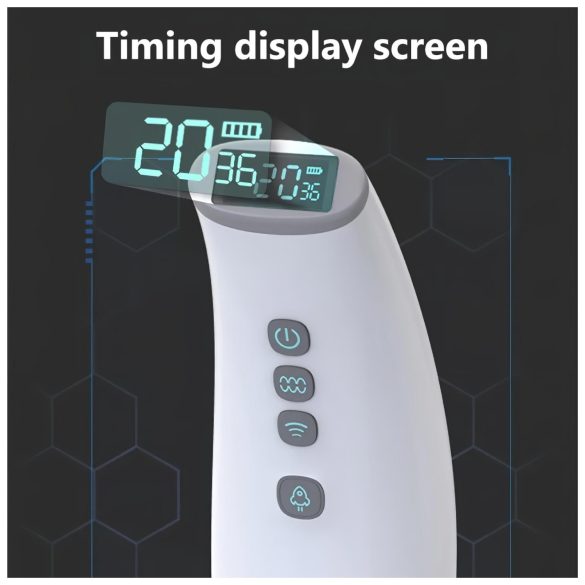 Lonely - Sauger, Wärmender Masturbator mit Soundeffekten (Weiß)