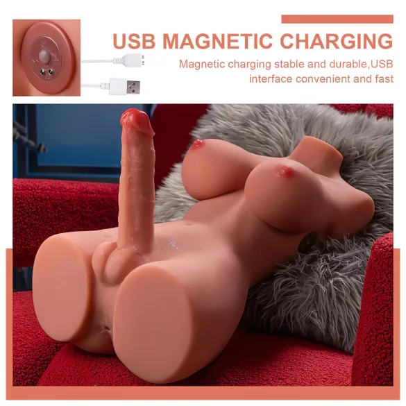 XISE Hermosa Lady Boy - Vibrierender Torso mit Stoßfunktion