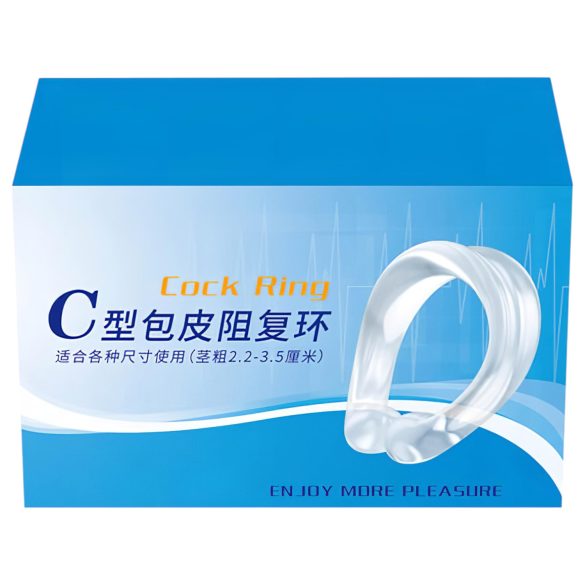 Silikon Eichelring - Ejakulationsverzögerung (transparent)