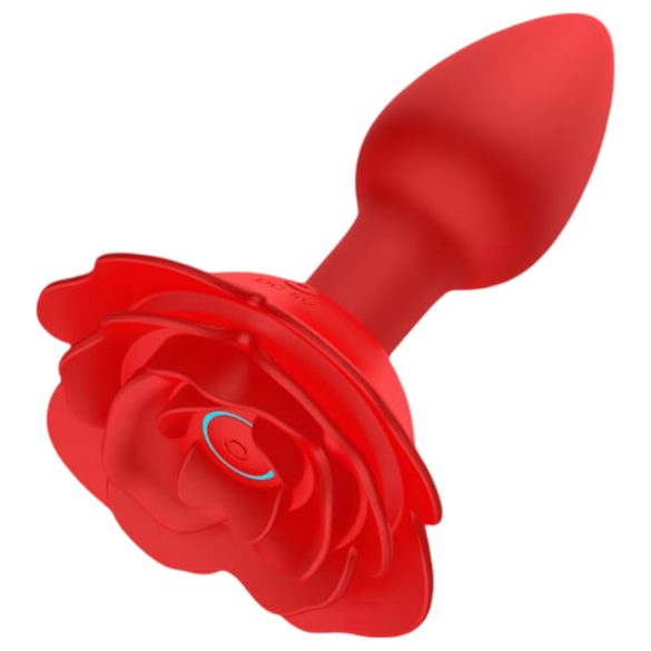 Rose Plug - Akku, Funk Analdildo (rot)