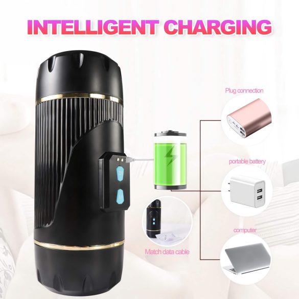 Lonely - Mund und Vagina Masturbator (natur-schwarz)