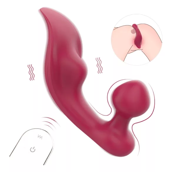 Sex HD Chomper - Klitoris- und Anal-Vibrator (rot)