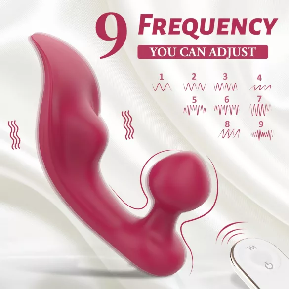 Sex HD Chomper - Klitoris- und Anal-Vibrator (rot)