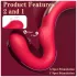 SEX HD Genie - G-Punkt und Klitorisstimulator (rot)
