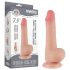 Lovetoy Sliding-Skin - Hoden Doppel-Layer Dildo - 20cm (Natur)