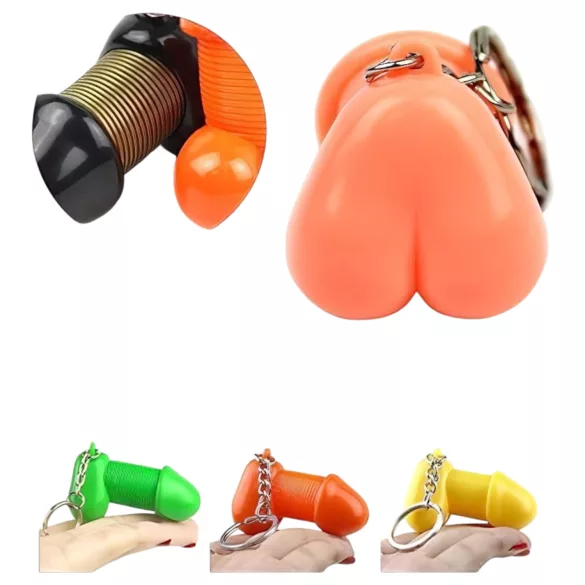 Roomfun - lustiger Penis-Schlüsselanhänger (grün)