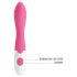 Pretty Love Bishop - Wasserfester G-Punkt-Vibrator (pink-weiß)