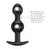 Pretty Love - Anal-Dildo mit Kugeln (schwarz)