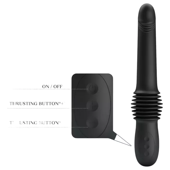 Pretty Love Pazuzu - Schwarz Penisspitzen-Vibrator
