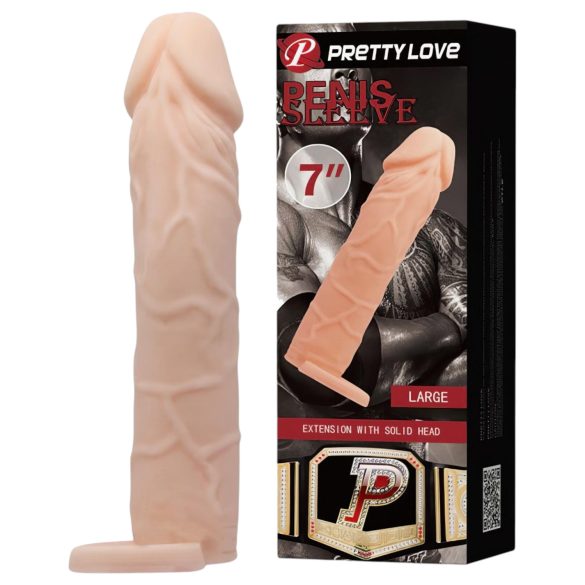 Pretty Love - Penisring-Mantel (natur)