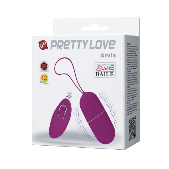 Pretty Love Arvin - Funk-Fernbedienung Vibro-Ei (pink)