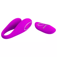   Pretty Love Algernon – Wiederaufladbarer, fernsteuerbarer Paarvibrator (Lila)