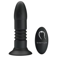   Pretty Love Magic Jinger - Stoßender Anal-Vibrator (schwarz)