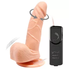   Baile Barbara Mark - lebensechter, rotierender Vibrator - 15cm (natur)