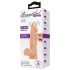 Baile Zebulon - Naturgetreuer Hoden-Vibrator - 19cm (Natur)