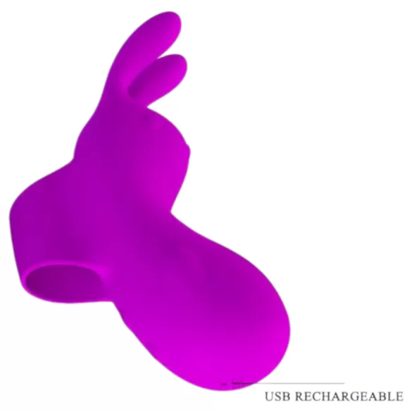 Pretty Love Häschen - Finger-Vibrator (lila)
