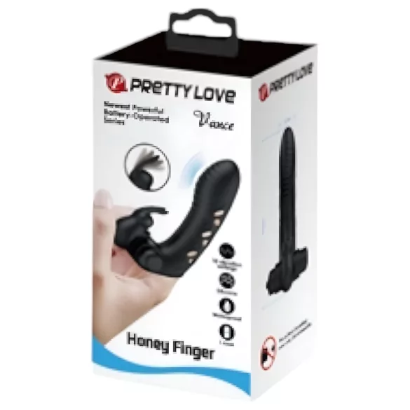 Pretty Love Vance - Klitoris-Finger-Vibrator (schwarz)