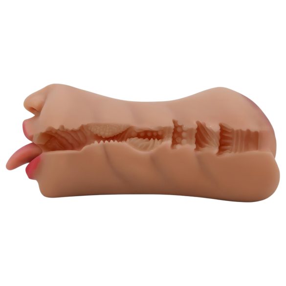 Crazy Bull - Mund- und Vaginal-Masturbator (natur)