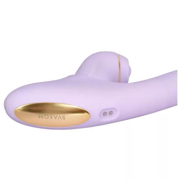 Svakom DuoGlow - App-gesteuerter G-Punkt- und Klitoris-Vibrator (lila)