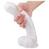Sex HD Martin - Saugnapf-dildo, realistisch mit Hoden (weiß)