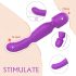 Sex HD Iris - Doppelmotor, wärmender Vibrator, lila