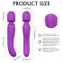 Sex HD Iris - Doppelmotor, wärmender Vibrator, lila