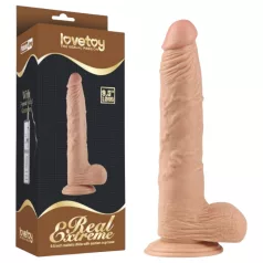 Lovetoy Real Extreme - Dildo mit Saugnapf - 24 cm