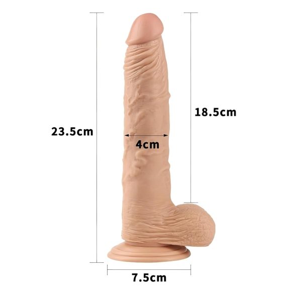 Lovetoy Real Extreme - Saugnapf Dildo - 24cm