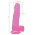Lovetoy Jelly Studs - Saugnapf-Dildo - 20cm (pink)