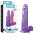 Lovetoy Jelly Studs - Saugnapf-Dildo - 20cm (lila)
