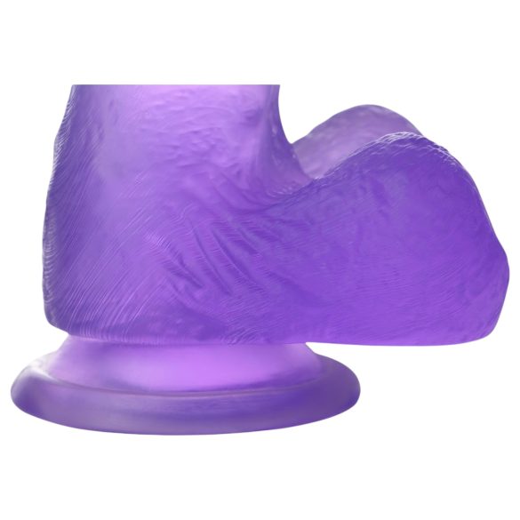 Lovetoy Jelly Studs - Saugnapf Dildo - 15cm (lila)