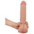 Lovetoy Sliding-Skin - Doppelschicht-Dildo - 23cm (natur)