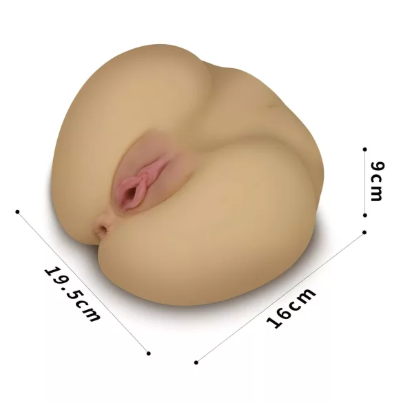 Lovetoy Streetgirl's - Kunstvagina- und Po-Torso (hautfarben)