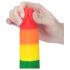 Lovetoy Prider - realistisch mit Hoden Dildo - 20cm (Regenbogen)