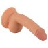 Mr. Rude - Saugnapf, hodenähnlicher, realistischer Dildo - 18 cm (natur)