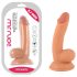 Mr. Rude - Saugnapf, hodenähnlicher, realistischer Dildo - 18 cm (natur)