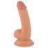 Mr. Rude - Saugnapf, hodenähnlicher, realistischer Dildo - 18 cm (natur)
