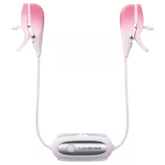   Lovense Gemini - App-gesteuerte vibrierende Brustwarzenklemmen (Pink)