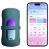 Lovense Gush 2 - App-gesteuerter Eichelvibrator (türkis)
