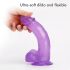 Tracy's Dog Jelly 8 - Saugnapf-Dildo mit Hoden (Lila)