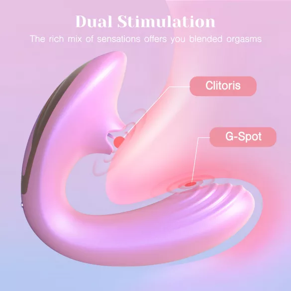 Tracy's Dog OG Lick - G‑Punkt‑Vibrator und Klitorisstimulator (Pink)