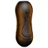 Leopard - Mund- und Kunstvagina-Penisvibrator (naturfarben)