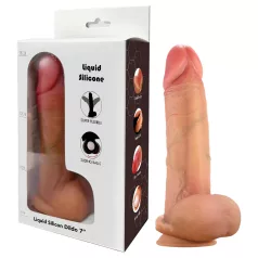   FeelSkin - ultra-realistische Dildo mit Hoden - natur (18,5 cm)