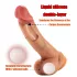 FeelSkin - ultra-realistische Dildo mit Hoden - natur (18,5 cm)