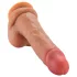 FeelSkin - ultra-realistischer Dildo mit Hoden (natur, 22 cm)
