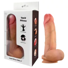   FeelSkin - ultra-realistischer Dildo mit Hoden (natur, 12,5 cm)
