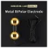 DG-LAB BiPolar B - bipolare, sanduhrförmige Metallelektrode (Gold)
