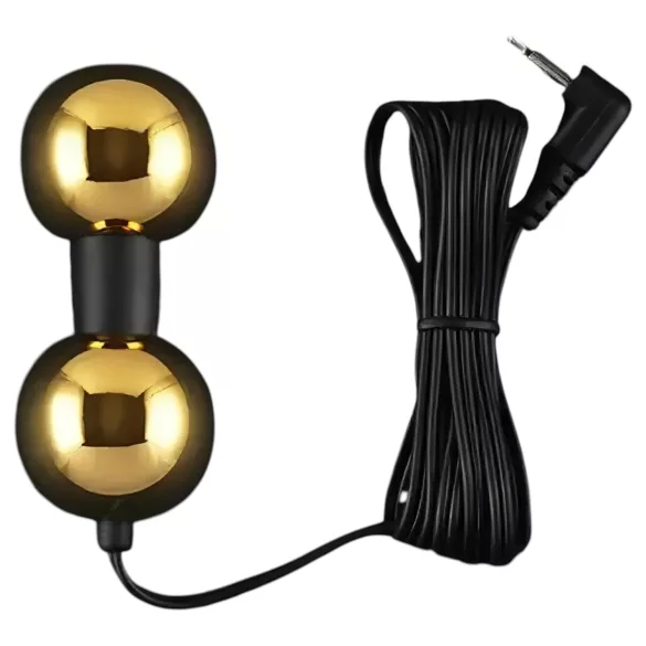 DG-LAB BiPolar B - bipolare, sanduhrförmige Metallelektrode (Gold)